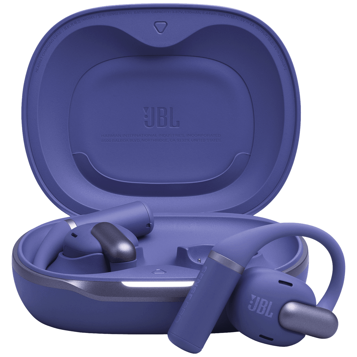 JBL Sense Pro Open-ear Draadloze oordopjes Blauw — afbeelding 1