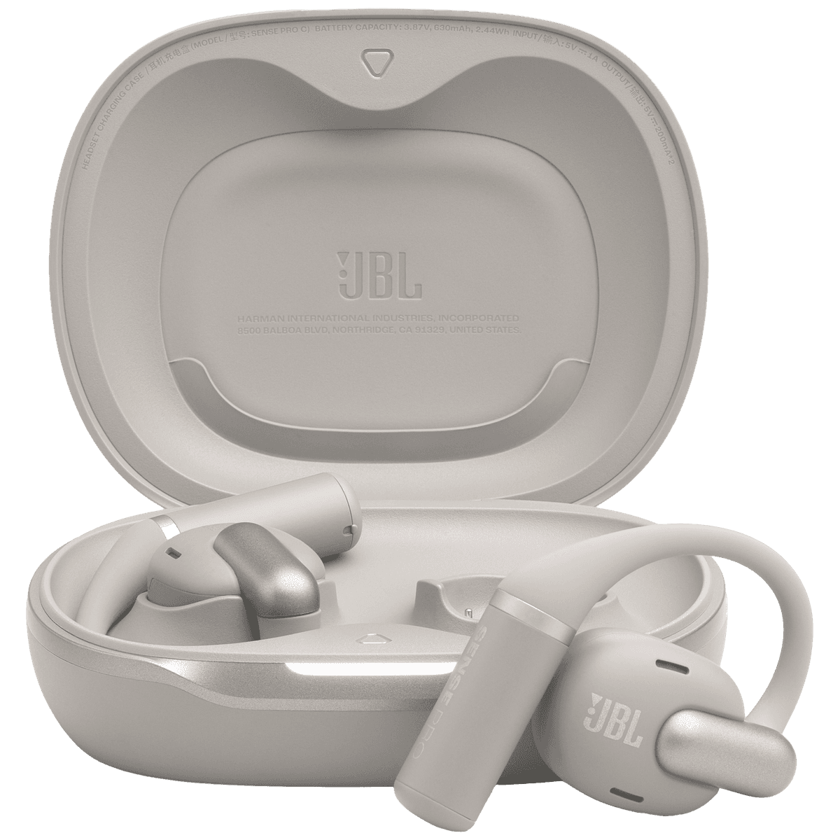 JBL Sense Pro Open-ear Draadloze oordopjes Grijs — afbeelding 1