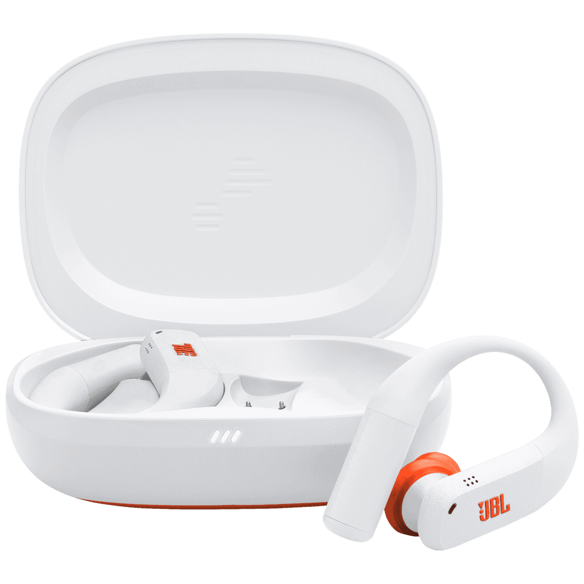JBL Endurance PEAK 4 Open-ear Draadloze oordopjes met Ruisonderdrukking Wit — afbeelding 1