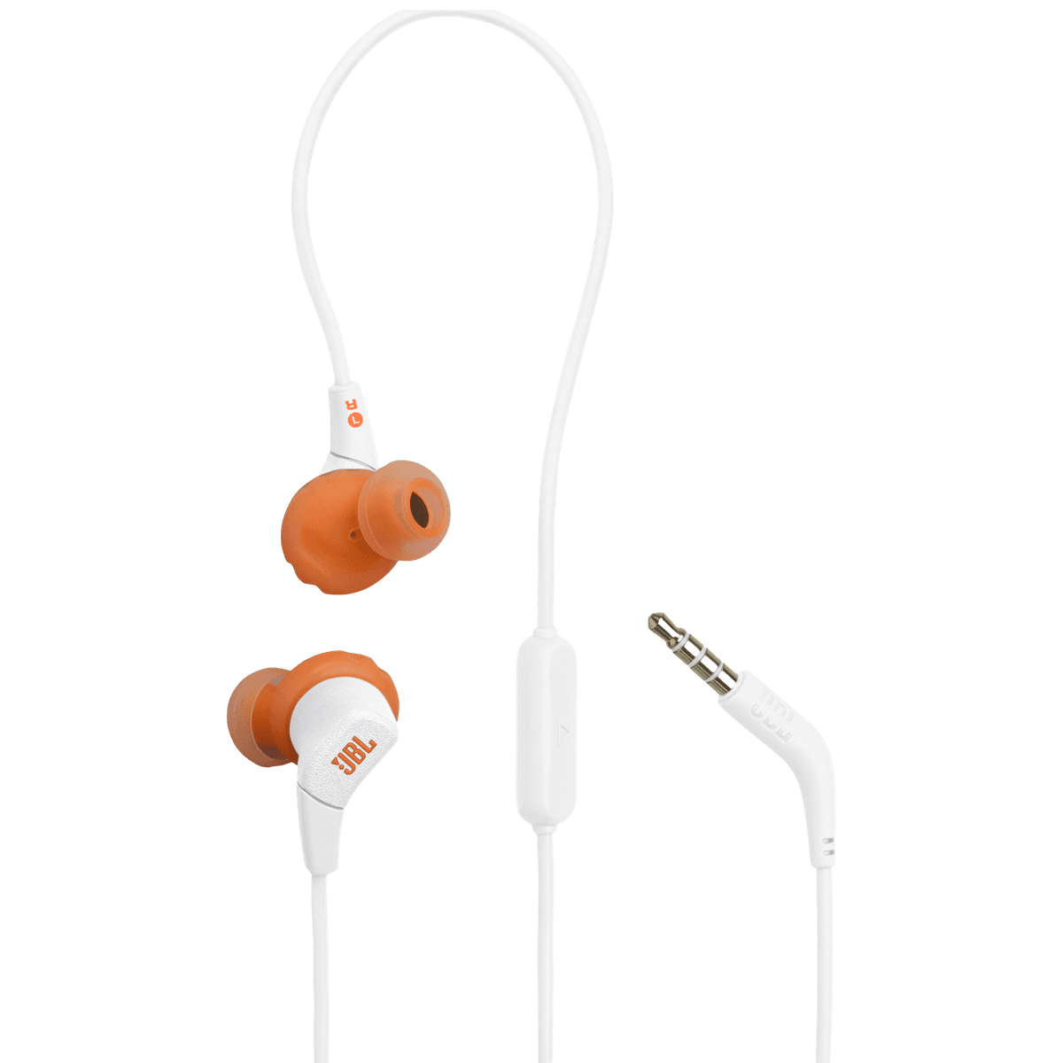 JBL Endurance Run 3 In-ear Bedrade oordopjes Wit — afbeelding 1