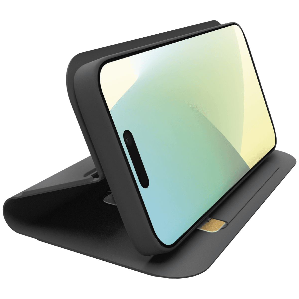 SBS Wallet Stand Case Telefoonhoesje voor Apple iPhone 16 Zwart — afbeelding 1