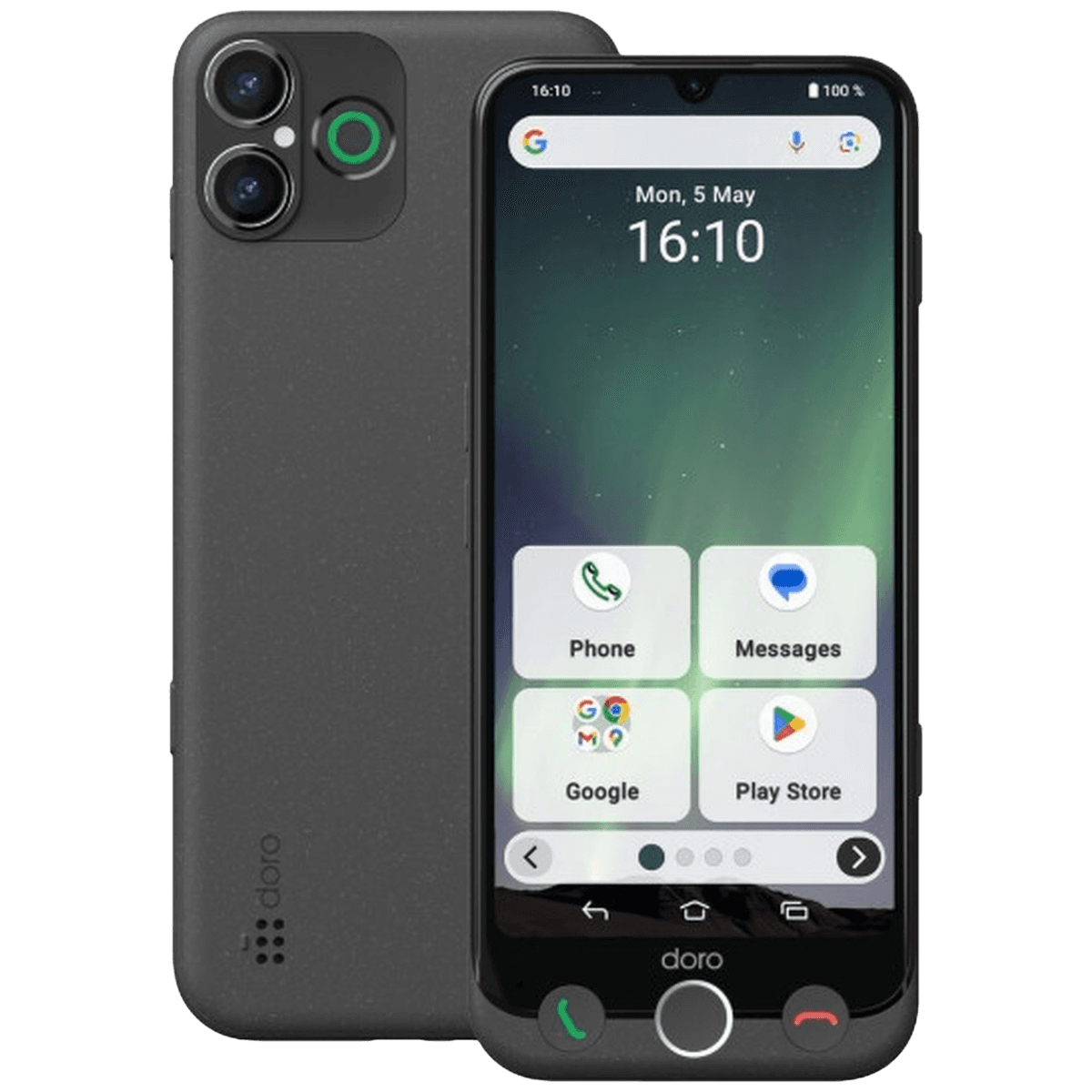 DORO Aurora A30 Senior 128 GB  Graphite - 128 GB Grijs — afbeelding 1