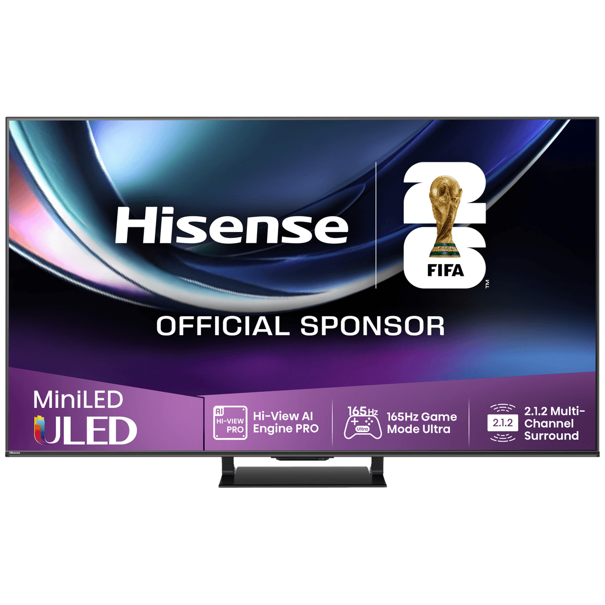 HISENSE 55U72Q PRO - Ultra HD 4K - Mini-led-tv - 55 inch - 2025 — afbeelding 1