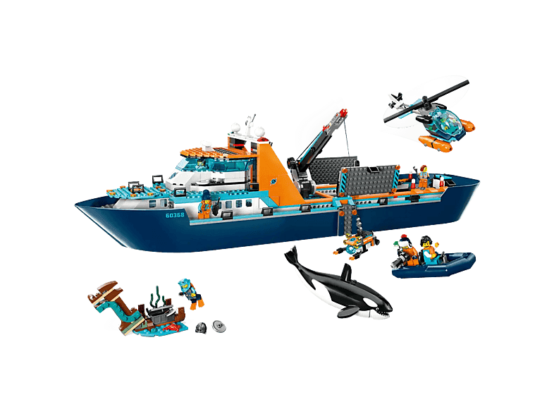 Lego City 60368 Poolonderzoeksschip Bouwstenen — afbeelding 1