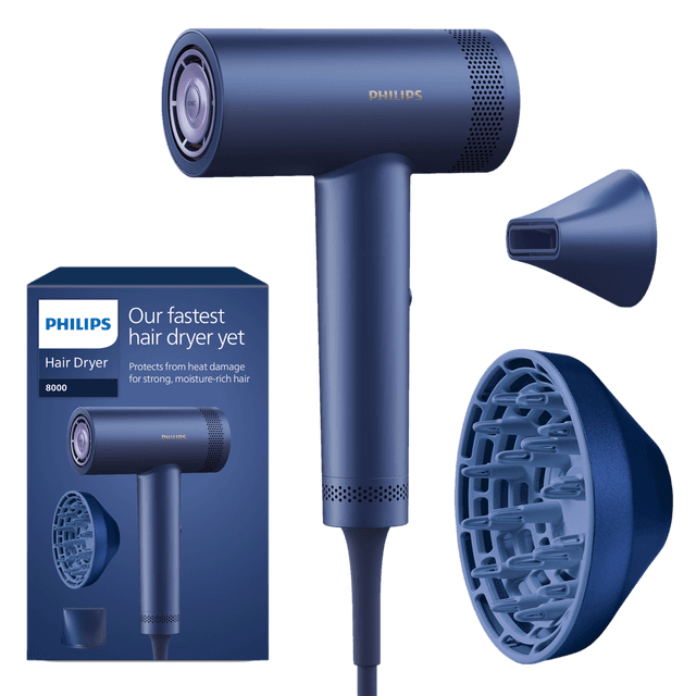 PHILIPS 8000 series BHD839/10 Föhn adriatic blauw