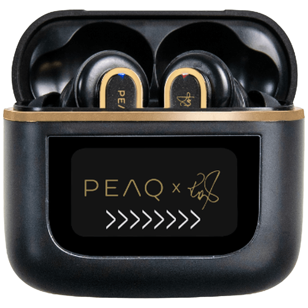 PEAQ PTW-5000-RW In-ear Draadloze oordopjes met Ruisonderdrukking Zwart — afbeelding 1