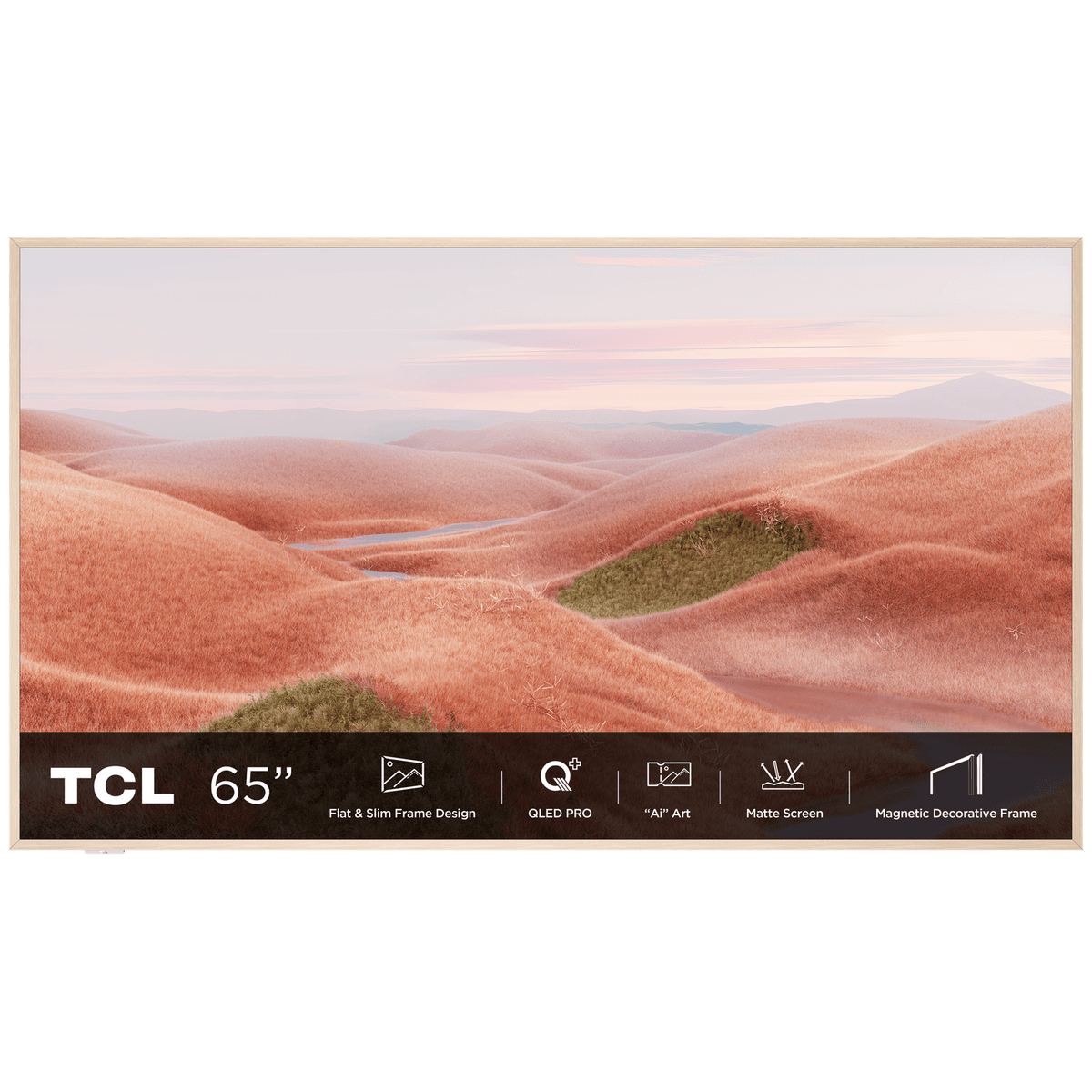 TCL 65A300W - Ultra HD 4K - QLED-tv - 65 inch - 2024 — afbeelding 1