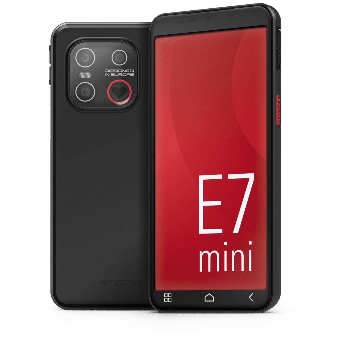 EMPORIA Smart 7 Mini Senior smartphone - 128 GB Zwart — afbeelding 1