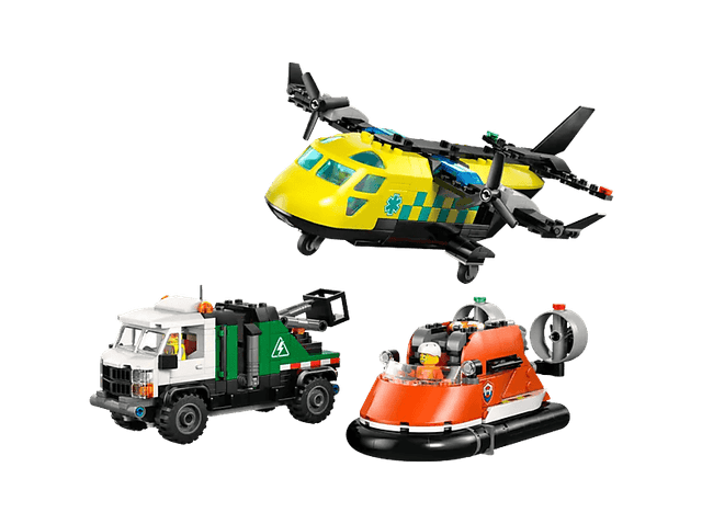 Lego City 60505 Vliegtuig Wagen Hovercraft Bouwstenen