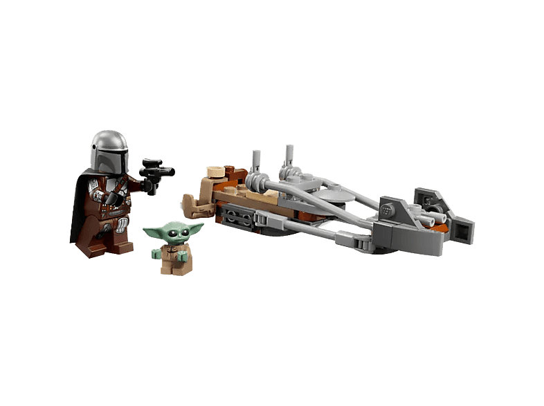 Lego Star Wars 75436 Mandalorian En Grogu's Bike Bouwstenen Multicolor — afbeelding 1