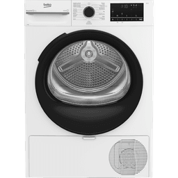 BEKO BM3T3824W - SteamCure - Warmtepompdroger - 8 kg - 64 dB - Energielabel C