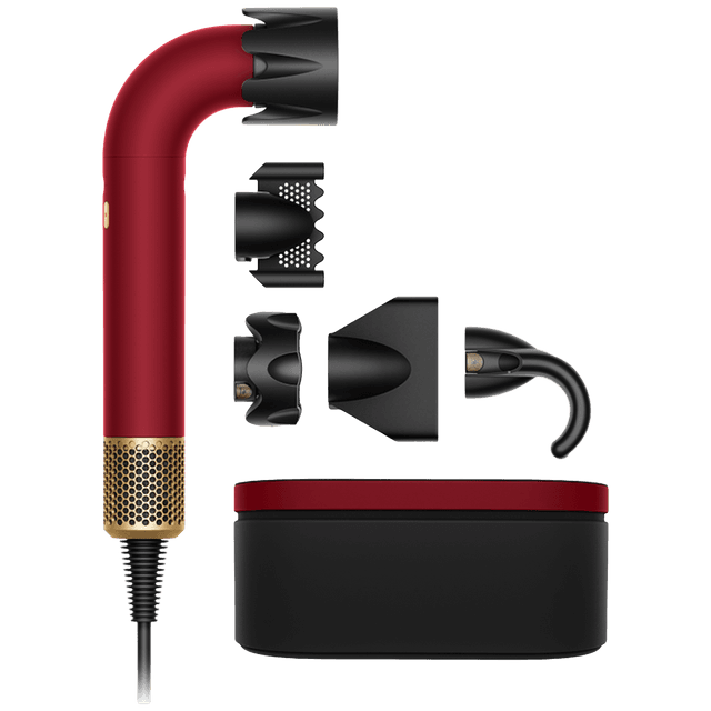 Dyson Supersonic r Straight + Wavy Red Velvet