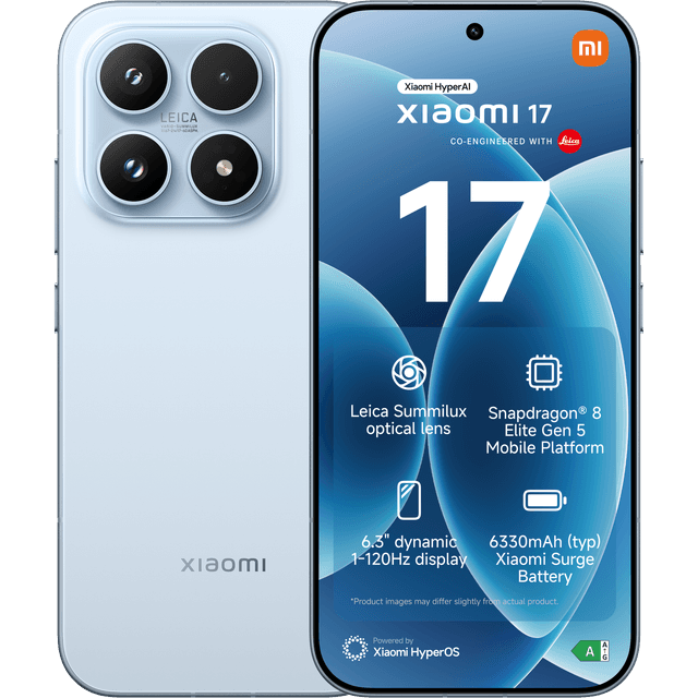 XIAOMI 17 12GB RAM - 512 GB Blauw