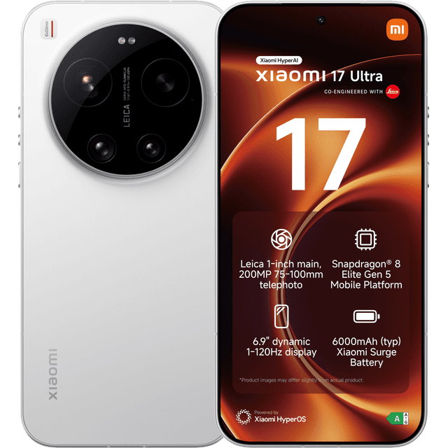 XIAOMI 17 Ultra 16GB RAM 512GB ROM - Wit - 512 GB Wit