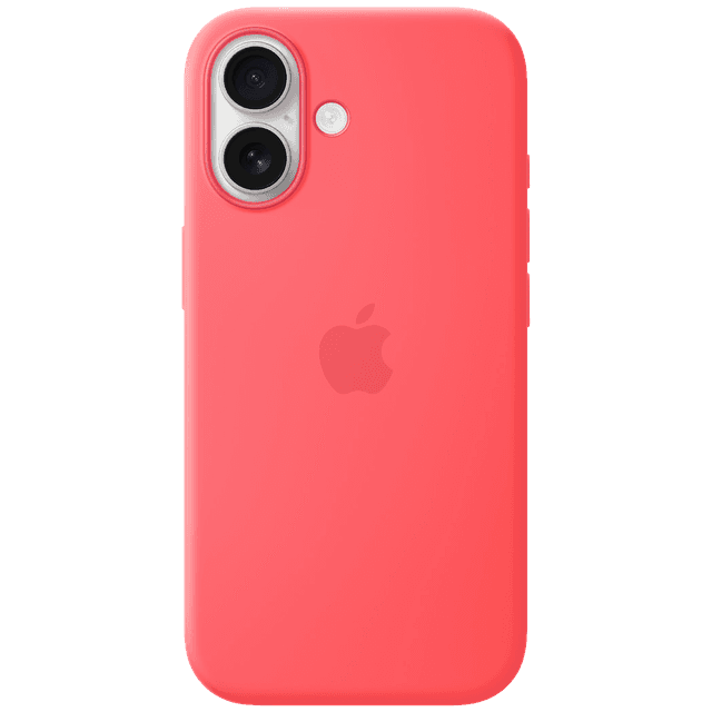 Apple Silicone Magsafe Cover Voor Apple Iphone 17 Bright Guava