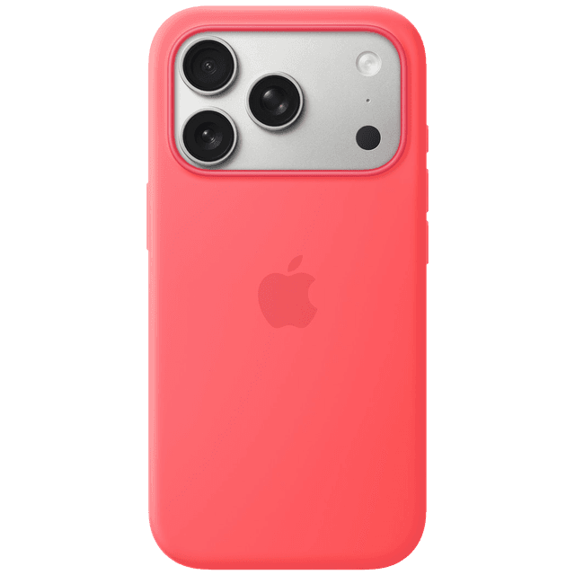 Apple Silicone Magsafe Cover Voor Apple Iphone 17 Pro Bright Guava