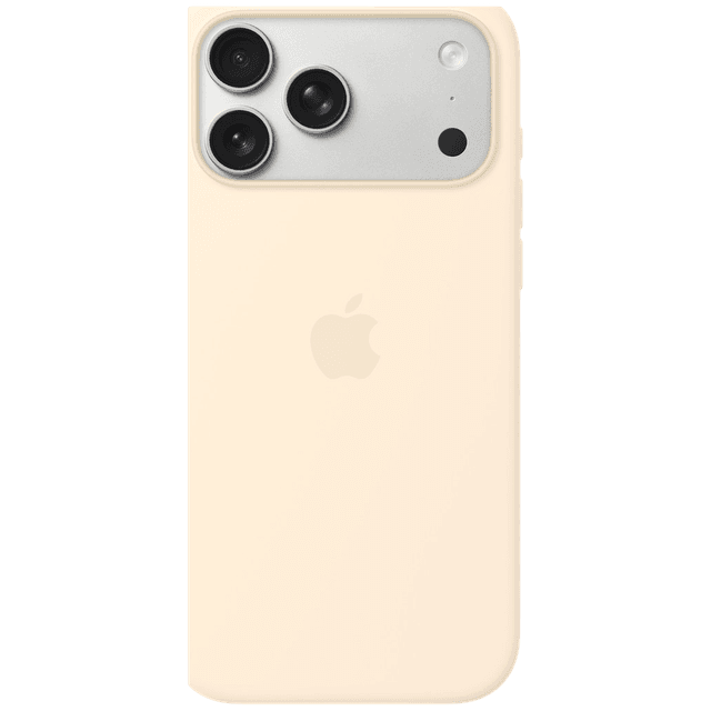 Apple Silicone Magsafe Cover Voor Apple Iphone 17 Pro Max Vanilla