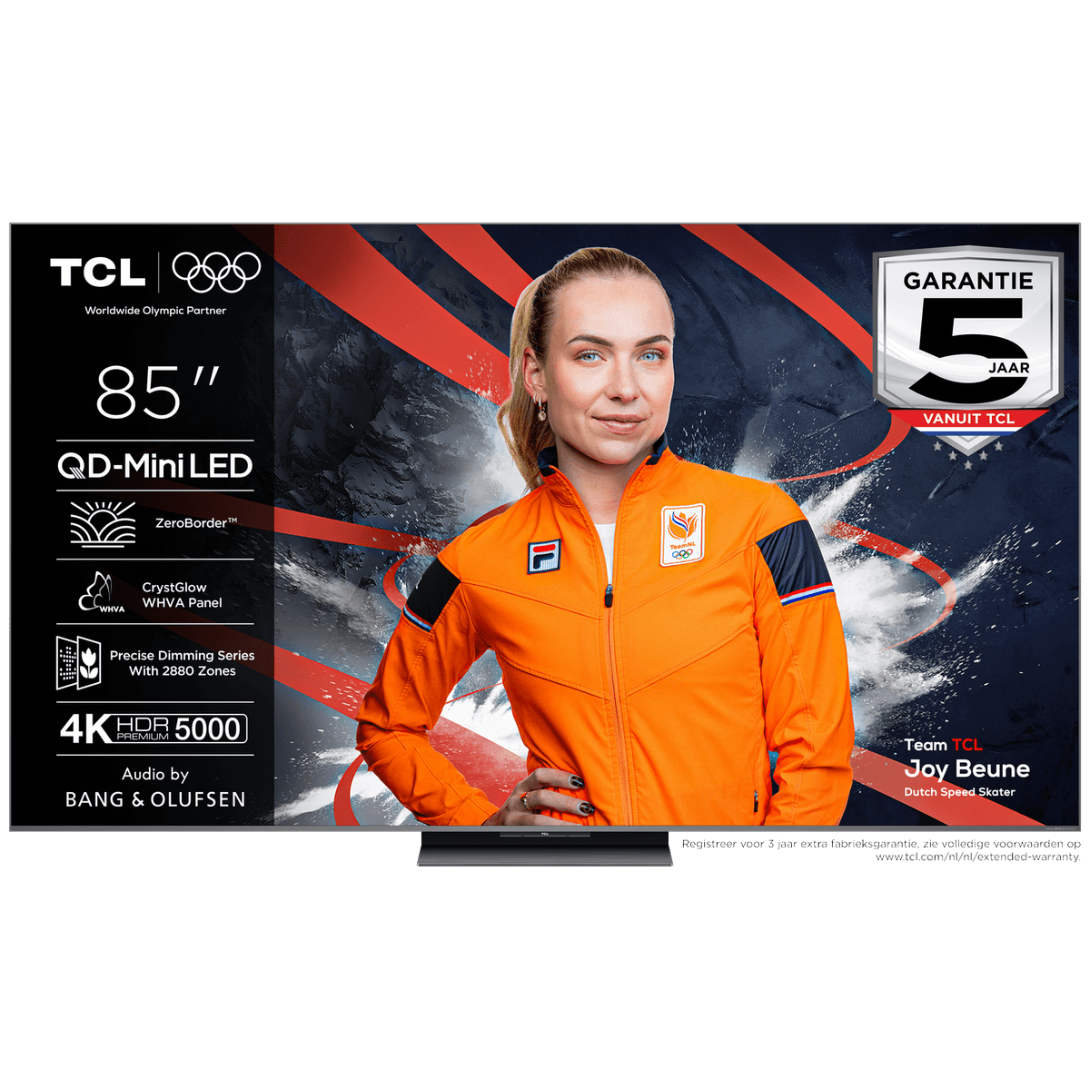 TCL 85C8K - Ultra HD 4K - Mini-led-tv - 85 inch - 2025 — afbeelding 1