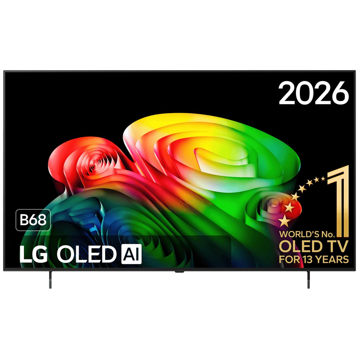 LG AI 65B68LA - Ultra HD 4K - OLED-tv - 65 inch - 2026 — afbeelding 1