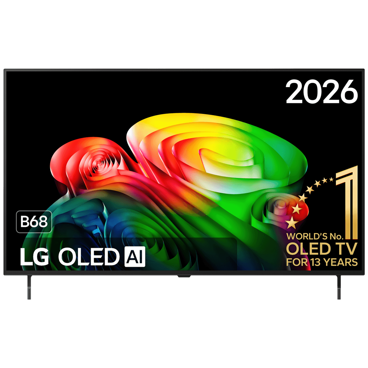 LG AI 48B68LA - Ultra HD 4K - OLED-tv - 48 inch - 2026 — afbeelding 1