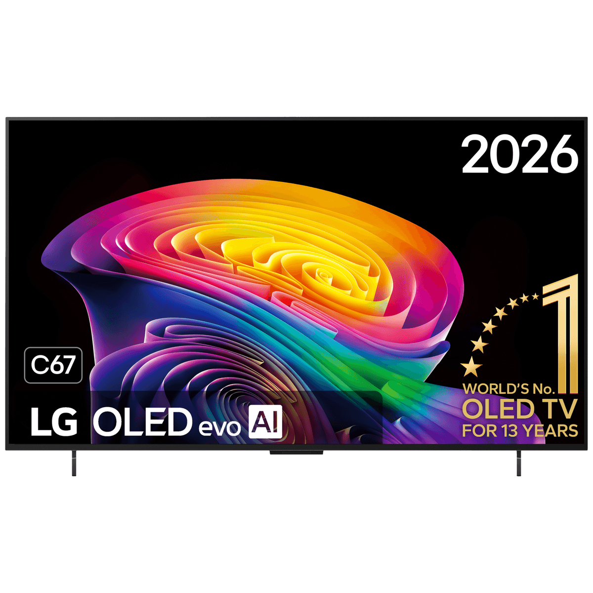 LG Evo AI 42C67LA - Ultra HD 4K - OLED-tv - 42 inch - 2026 — afbeelding 1
