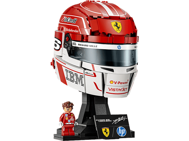 LEGO Editions - Scuderia Ferrari HP helm van Charles Leclerc Constructiespeelgoed