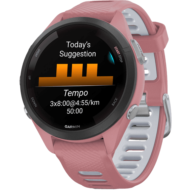 GARMIN Forerunner 265S WiFi Smartwatch Roze/grijs