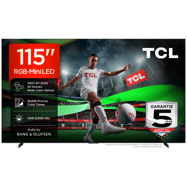 TCL 115RM9L - Ultra HD 4K - Mini-led-tv - 115 inch - 2026