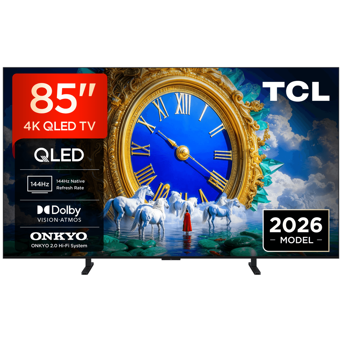 TCL 85A400 - Ultra HD 4K - QLED-tv - 85 inch - 2026 — afbeelding 1