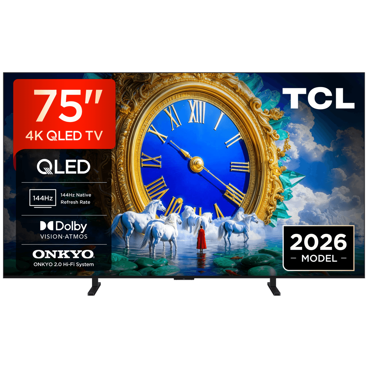 TCL 75A400 - Ultra HD 4K - QLED-tv - 75 inch - 2026 — afbeelding 1