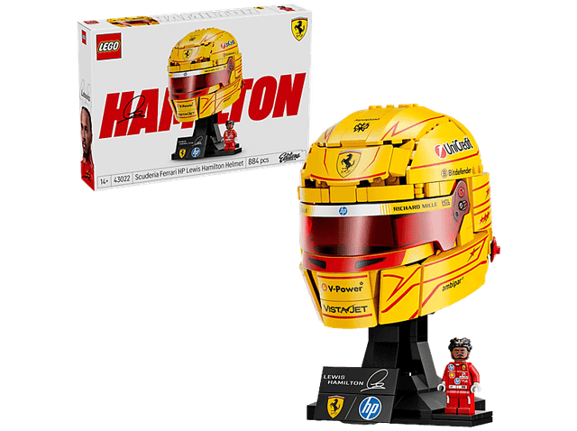 LEGO Editions Scuderia Ferrari HP helm van Lewis Hamilton 43022