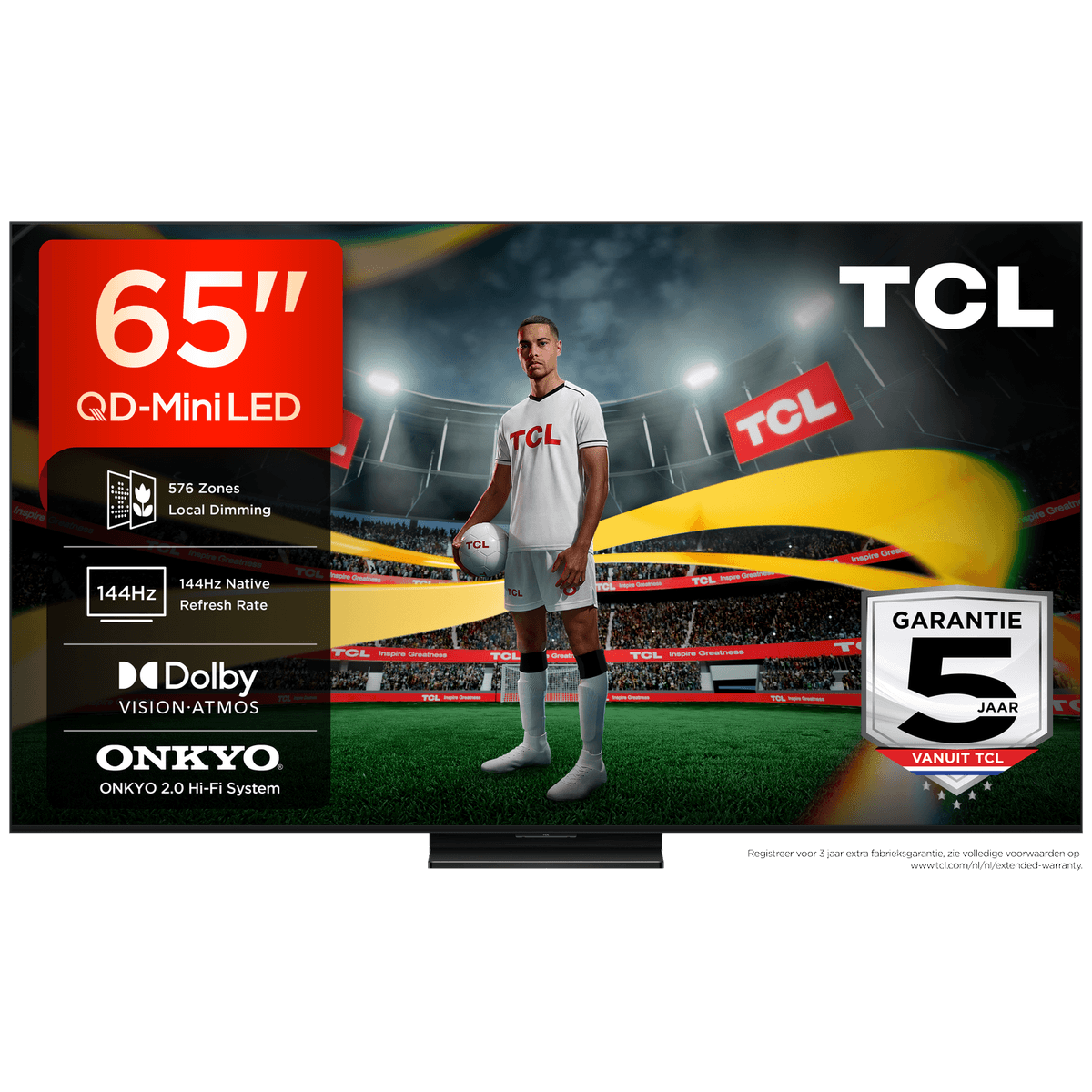 TCL 65A400U QD - Ultra HD 4K - Mini-led-tv - 65 inch - 2026 — afbeelding 1