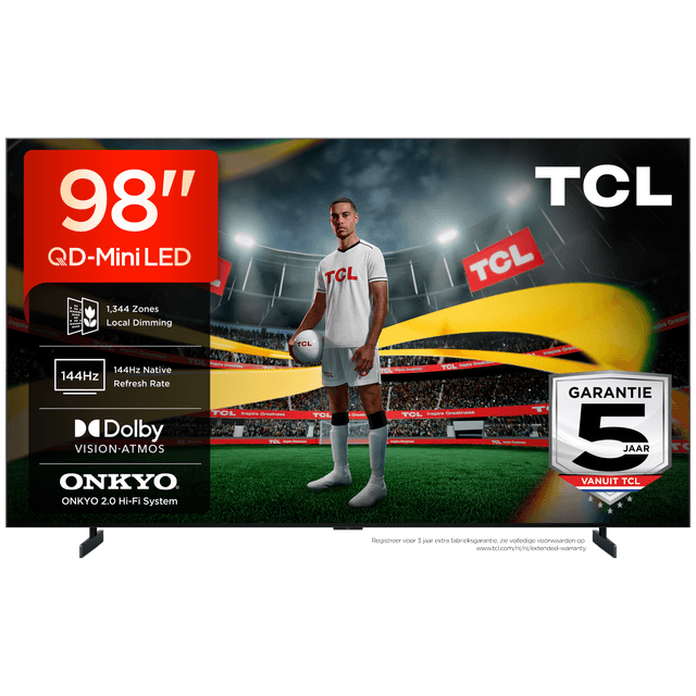 TCL 98A400U QD - Ultra HD 4K - Mini-led-tv - 98 inch - 2026