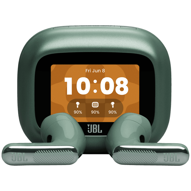 JBL Live Flex 4 Draadloze oordopjes met Noise Cancelling en Smart Case (2026) Groen