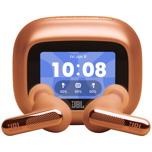 JBL Live Beam 4 Draadloze oordopjes met Noise Cancelling en Smart Case (2026) Oranje