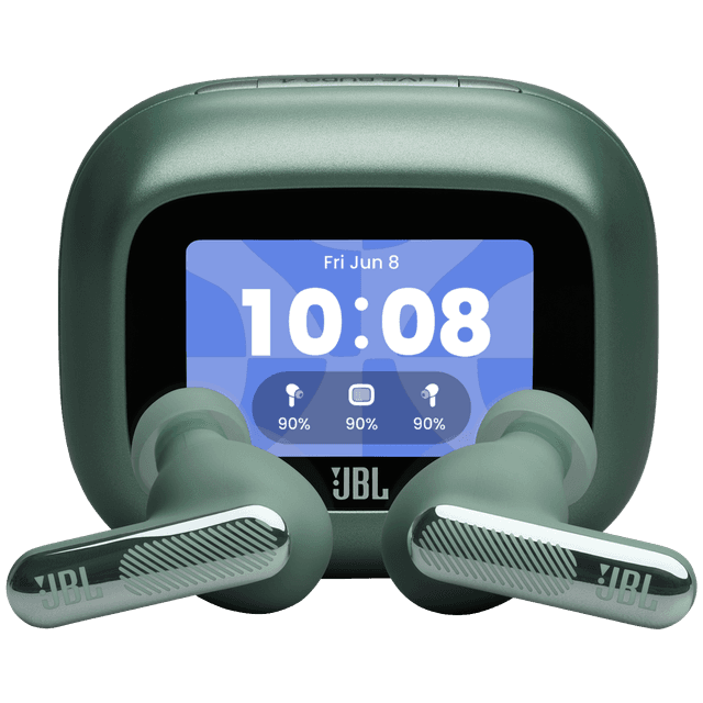 JBL Live Beam 4 Draadloze oordopjes met Noise Cancelling en Smart Case (2026) Groen