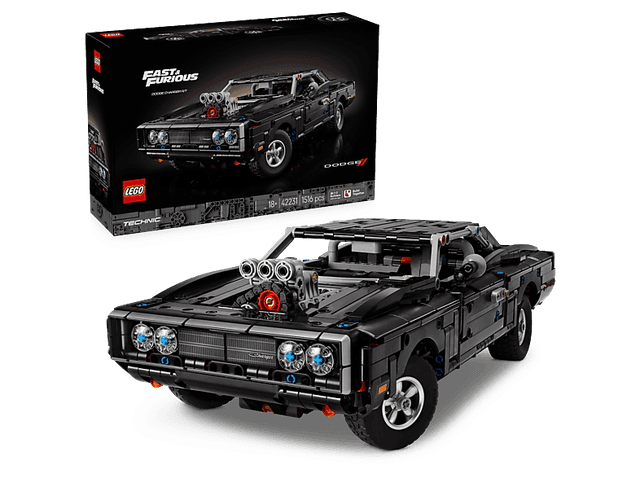 Lego Technic 42231 Fast And Furious Dodge Charger R/t Car Bouwstenen Multicolor