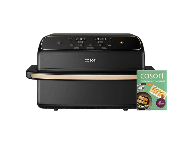 Cosori Twinfry Dual Blaze Compact - Heteluchtfriteuse Zwart 86 L 2700 W Aantal Frituurmanden: 1
