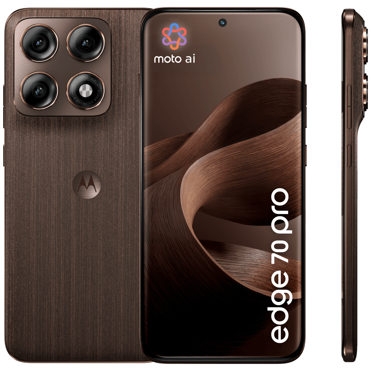 MOTOROLA Edge 70 Pro Brown - 256 GB Bruin — afbeelding 1