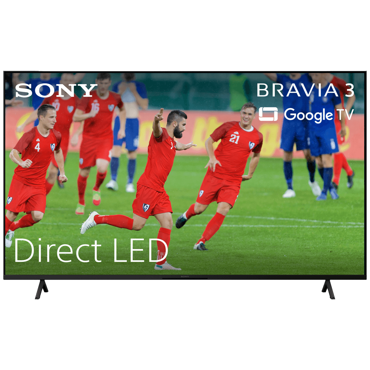 SONY K65S35B.CEI (BRAVIA 3) - Ultra HD 4K - Led-tv - 65 inch - 2025 — afbeelding 1