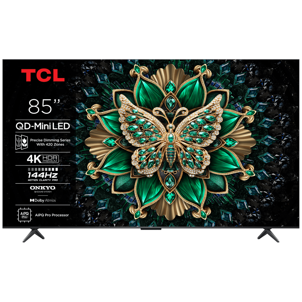 TCL 85C6K - Ultra HD 4K - Mini-led-tv - 85 inch - 2025 — afbeelding 1