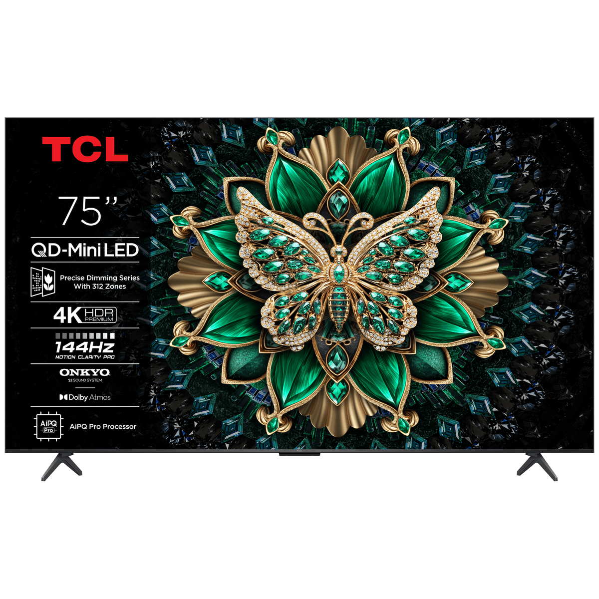 TCL 75C6K - Ultra HD 4K - Mini-led-tv - 75 inch - 2025 — afbeelding 1