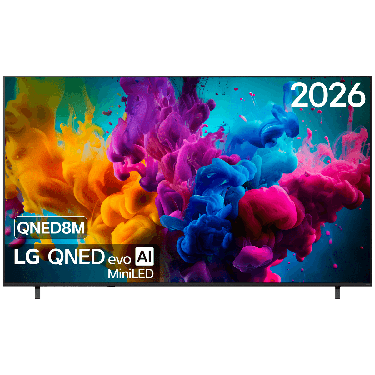 LG QNED evo AI 55QNED8M - Ultra HD 4K - QD-Mini-LED-tv - 55 inch - 2026 — afbeelding 1