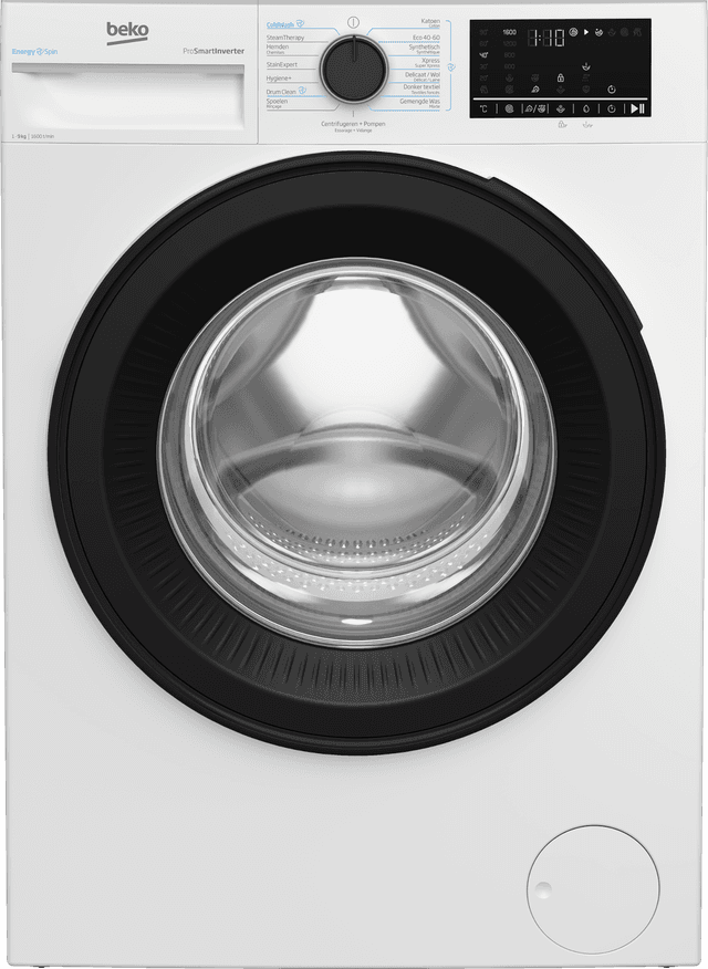 BEKO B3WM4961W - EnergySpin - Wasmachine Voorlader - 9 kg - 1600 rpm - 78 dB