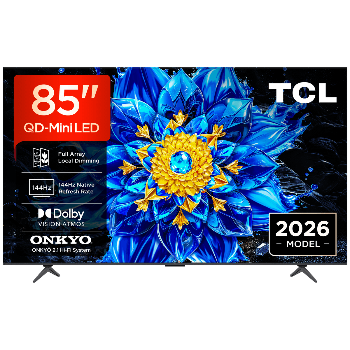 TCL 85P8L Google TV - Ultra HD 4K - QD-Mini-LED-tv - 85 inch - 2026 — afbeelding 1