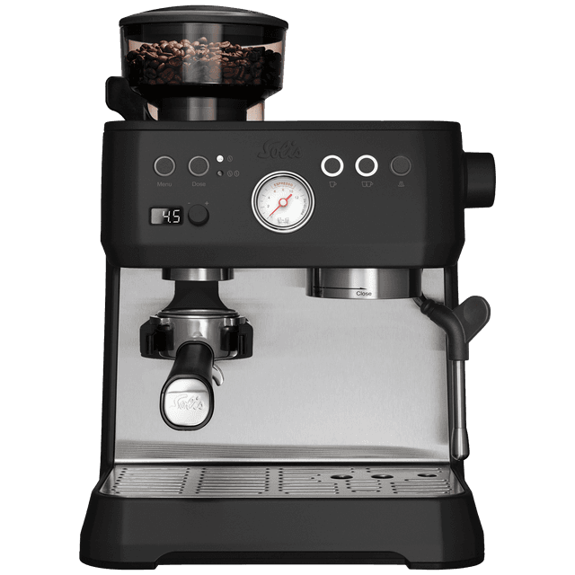 SOLIS Crema Bar Black (Type 1009) - Pistonmachine - RVS