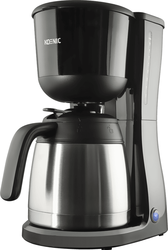 KOENIC KCM 2220 - Koffiezetapparaat met Roestvrijstalen kan - 1,25 l - Zilver