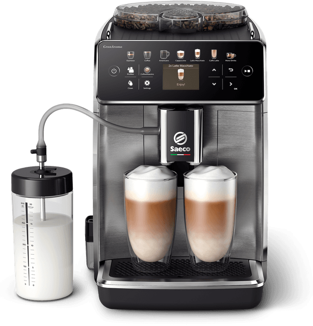 SAECO GranAroma SM6585/00 - Volautomatische espressomachine - Zilver-Zwart