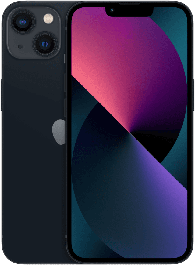 APPLE iPhone 13 - 128 GB Middernacht 5G - 128 GB Zwart