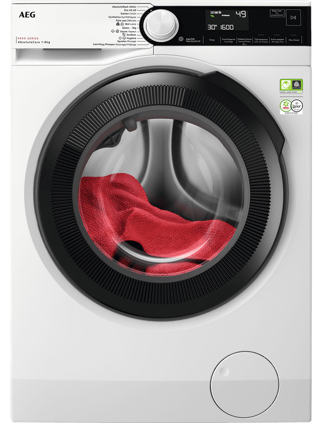 AEG LR9586BN4 AbsoluteCare -  Wasmachine Voorlader - 8 kg - 1600 rpm - 75 dB